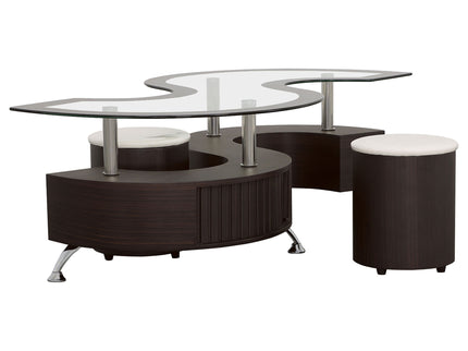 Marley - 3 Piece Coffee Table And Stools Set