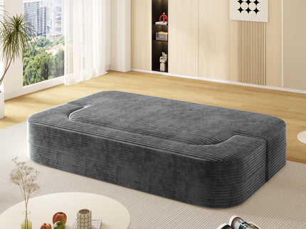 Convertible Floor Sofa Bed With Multi Functional Blanket