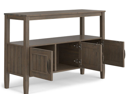 Lev - Console Table - Smoky Brown