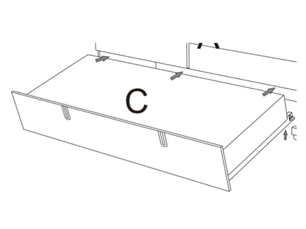 Arm Sectional And Pull Out Bed - Brown