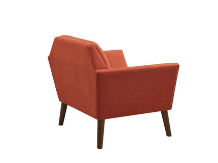 Modern Lounge Chair With Button Tufting