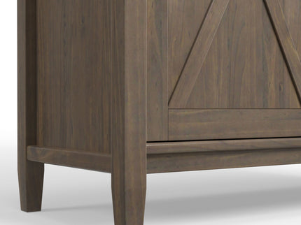 Ela - Medium Storage Cabinet - Smoky Brown
