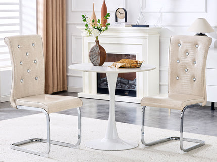Elegant Design Upholstered Dining Chairs