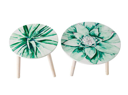 Nature-Inspired Side Tables (Set of 2)