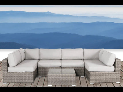 Outdoor Wicker Seating Group With Cushions