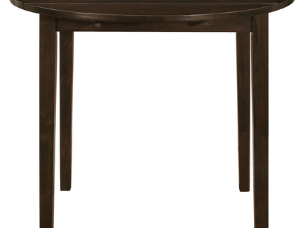 3 Piece Dining Set With Drop Leaf Table And Upholstered Chairs