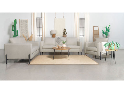 Dulcie - Loose Back Loveseat - Oatmeal