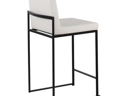 Fuji - Contemporary Modern Elegance, High Back Counter Stool
