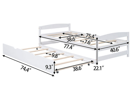 Platform Bed With Trundle
