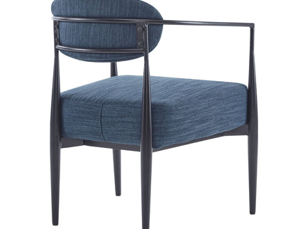 Modern Upholstered Accent Armchair With Pocket Spring Seat