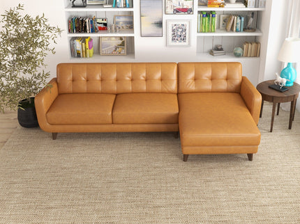 Allison - Mid-Century Modern Sectional Sofa Chaise