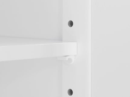 Bathroom Storage Cabinet With 2 Doors And Drawers, Adjustable Shelf