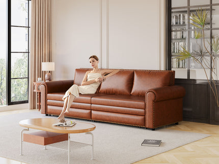 Chesterfield Sofa & Pull Out Bed