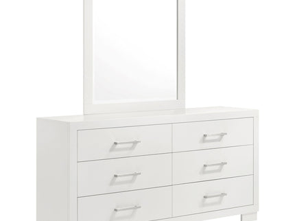 Polk - 6 Drawer Dresser With Mirror