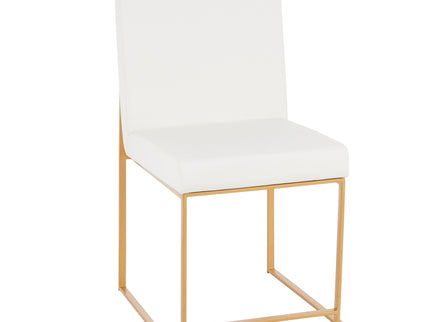 Fuji - Contemporary Stylish Frame, High Back Dining Chair (Set of 2)