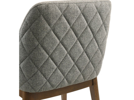 Hutchins - Dining Side Chair (Set of 2) - Gray / Brown