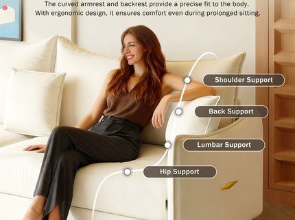 King Pull Out Sofa Bed, 3-In-1 Convertible Bed With 3 Pillows