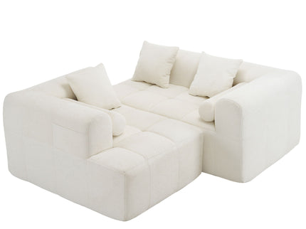Sectional Free Combined Sofa With 2 Side Pockets