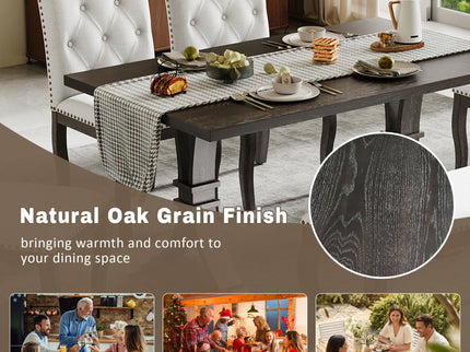 Dining Set With Bench, 6 Piece