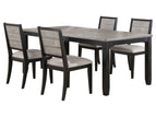 Dark Gray / 5 Pc. Table, 4 Chairs