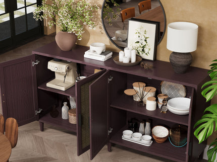 Buffet Cabinet With Adjustable Shelves For Kitchen