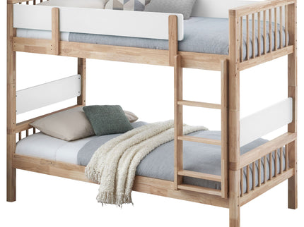 Ponderosa - Twin Over Twin Bunk Bed With Accents - Natural