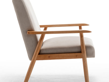 Wide Classic Mid-Century Modern Arm Chair