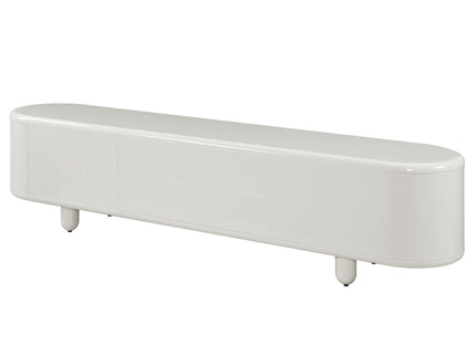Keely - TV Stand - Gloss White