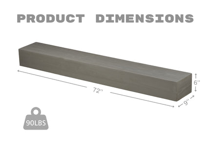 Fireplace Mantel Floating Shelf For Home Decor