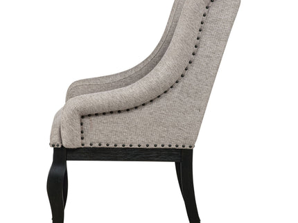 Kinzler - Arm Chair (Set of 2) - Tan / Black