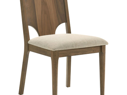 Graham - 5 Piece Round Dining Table Set - Walnut