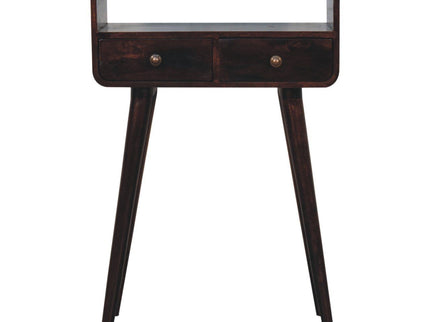 Solid Wood Curved Console Table