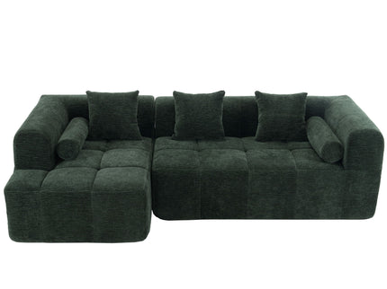 Sectional Free Combined Sofa With 2 Side Pockets