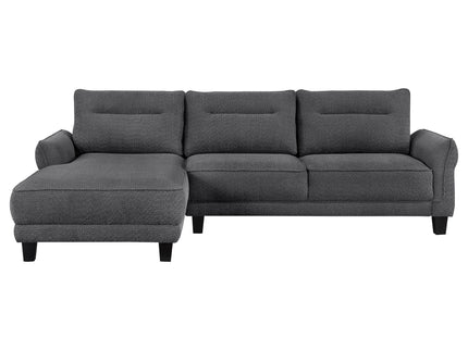 Verona - Loose Back Sectional Sofa - Gray