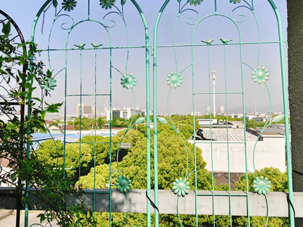 Metal Garden Trellis Rustproof Trellis For Climbing Plant Outdoor Flower Support
