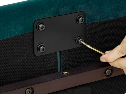 Tufted Upholstered Platform Bed