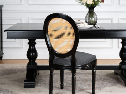 French Country Dining Chairs With Round Back (Set of 2)