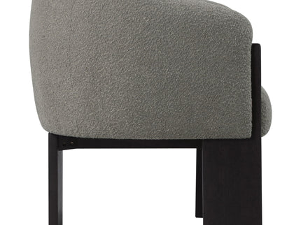 Maciel - Upholstered Barrel Back Accent Chair - Mushroom
