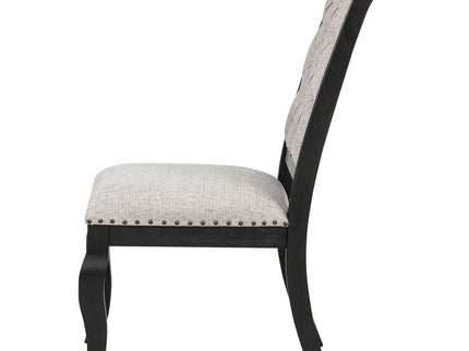 Kinzler - Side Chairs (Set of 2) - Tan / Black