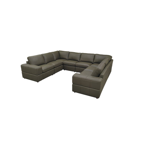 Modern Sectional Sofa With Large Square Arms