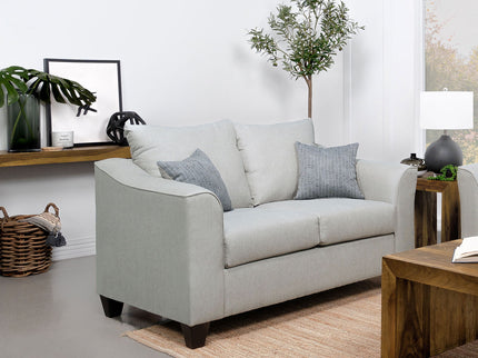 Alcazar - Arm Loveseat 2 Seater - Sand