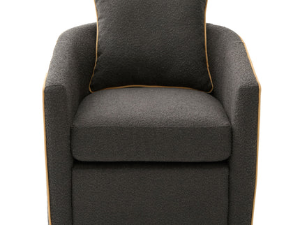 Swivel Accent Chair, Rotating Base, For Living Room