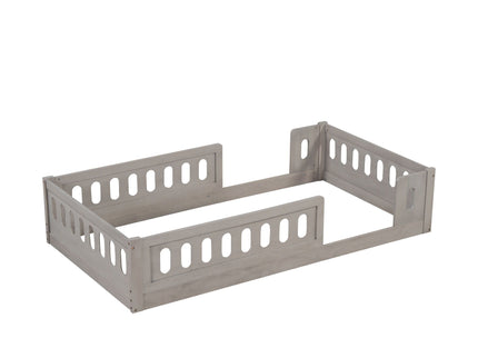 Platform Bed With Guardrail