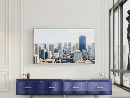 TV Stand With Slatted Drawers