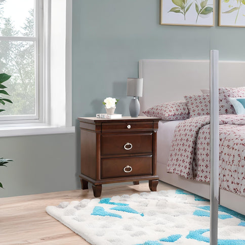 Triton - Nightstand - Cappuccino