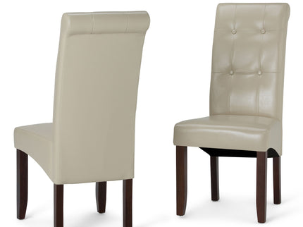 Cosmopolitan - Deluxe Tufted Parson Upholstered Chair (Set of 2)