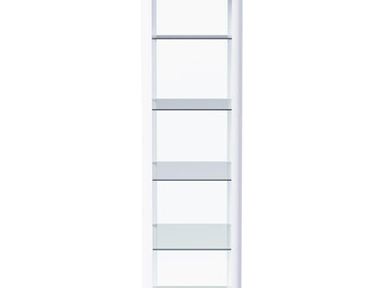 Nevra - 4 Shelf Display LED Curio Cabinet