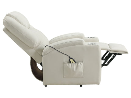 Macklin - Power Lift Massage Recliner With Heat And Dual Cupholders