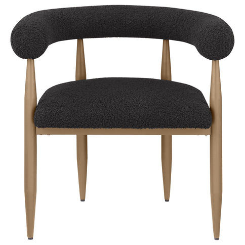 Crofton - Upholstered Dining Arm Chair (Set of 2) - Black