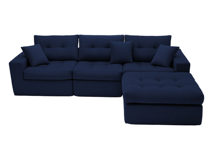 Corner Chaise L-Shaped Sectional Sofa Bed